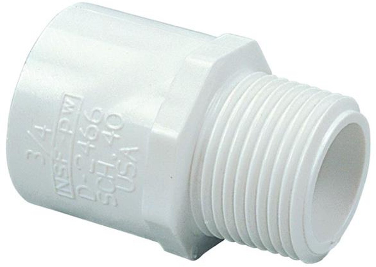 Adapter Macho PVC Schedule 40, Mipt x Slip, | Nido Group